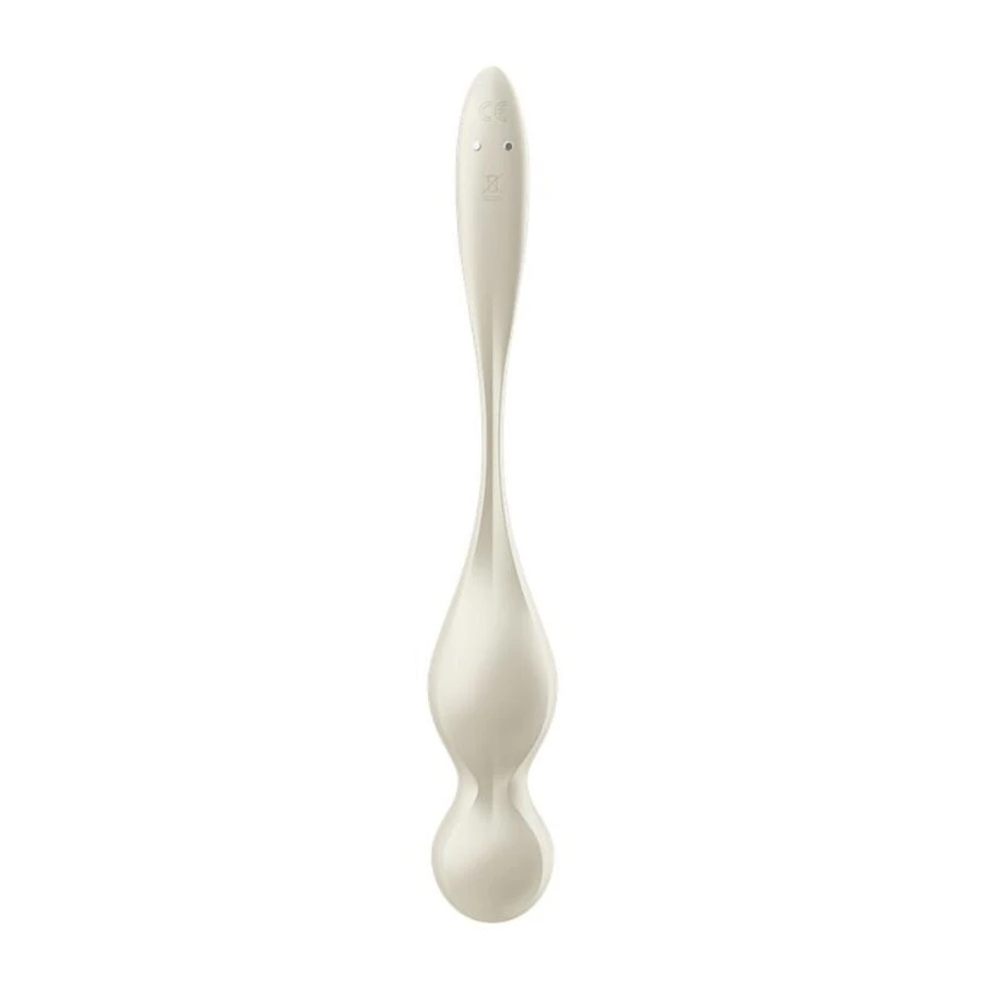 SATISFYER - LOVE BIRDS VIBRATING KEGEL BALLS VALKOINEN